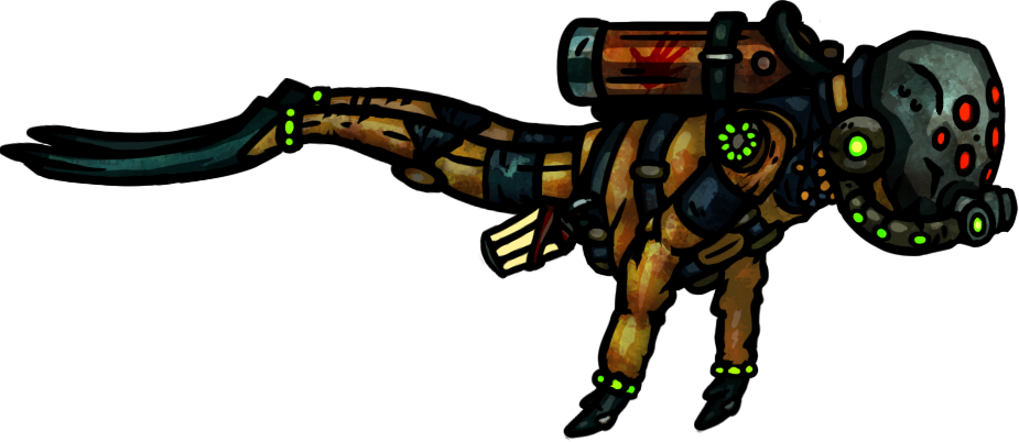 Diver in a toxin suit in Dive or Die